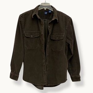 GAP Vintage Heavy Brown Corduroy Overshirt Shirt Jacket Men’s Size M